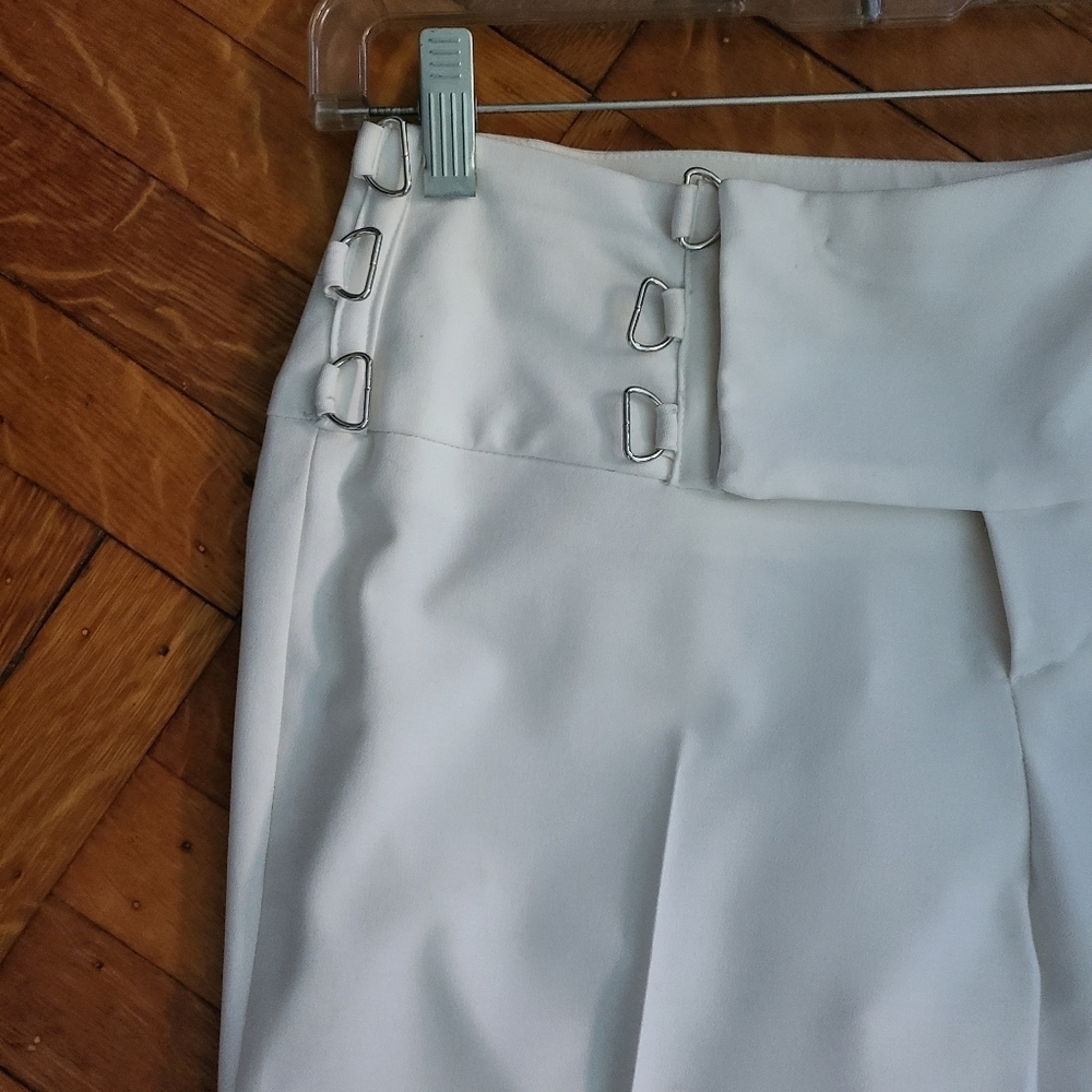 White dress ankle length pants size 4 Hp🔥🔥🔥🔥 - Picture 2 of 6